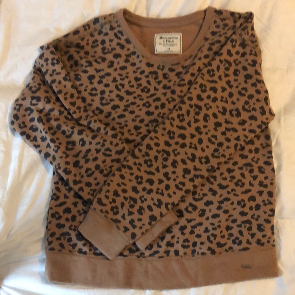 cheetah/leopard print sweater